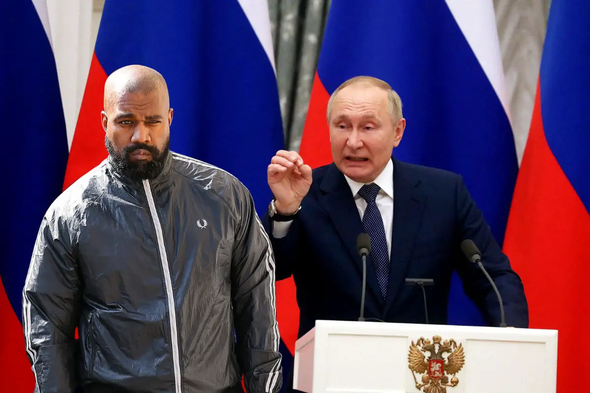 Kanye West Lands In Moscow To Celebrate And Meet Putin According To Local Media #KanyeWest
