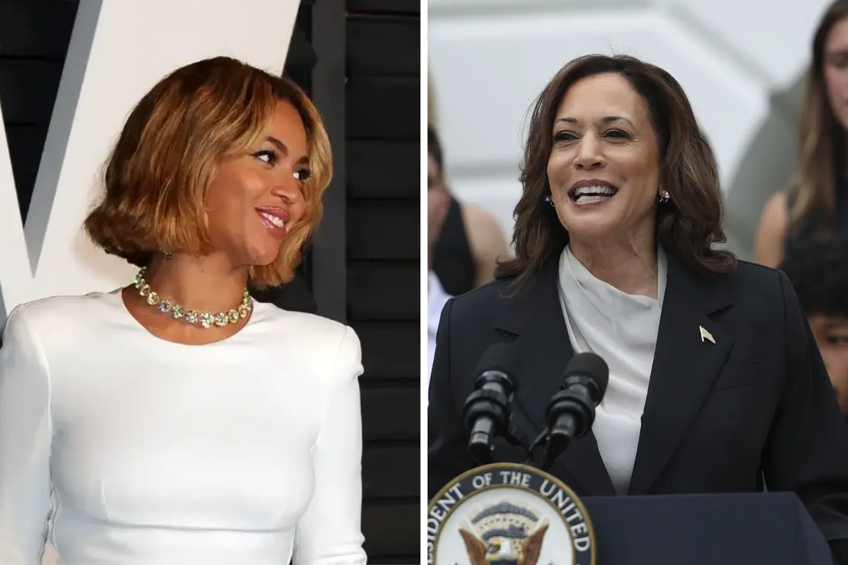 Kamala Harris leaves campaign headquarters with the singer’s blessing for Beyoncé’s “Freedom”