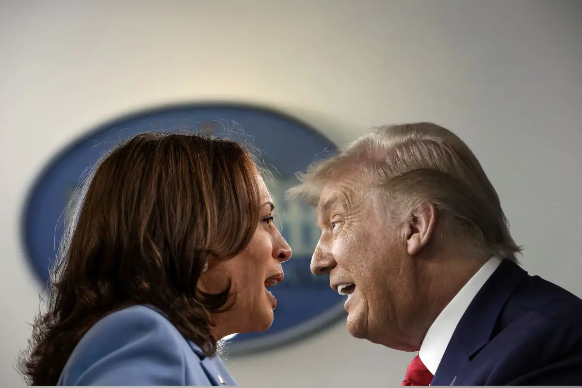 Kamala Harris and Donald Trump (1)