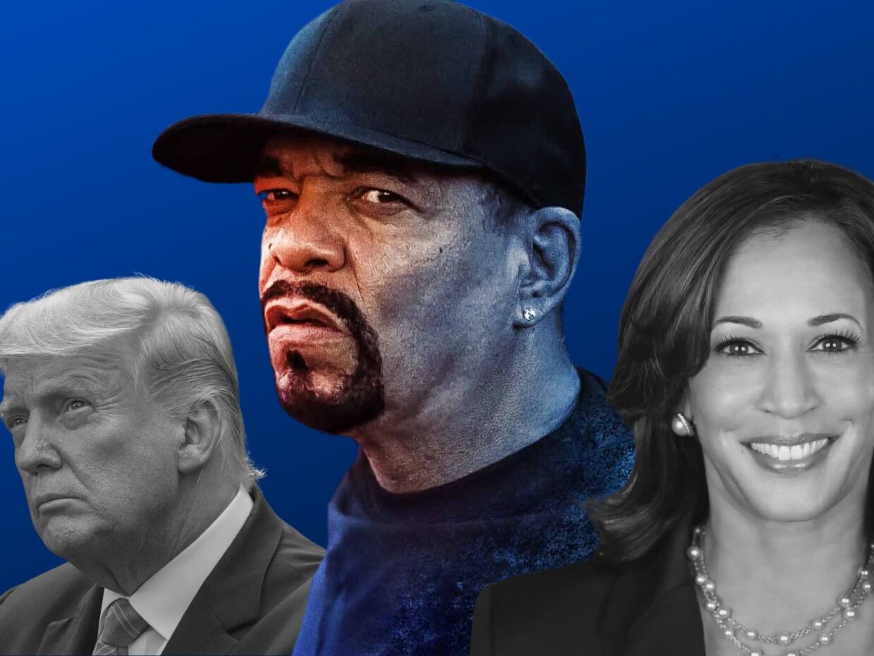 Ice-T, Donald Trump and Kamala Harris