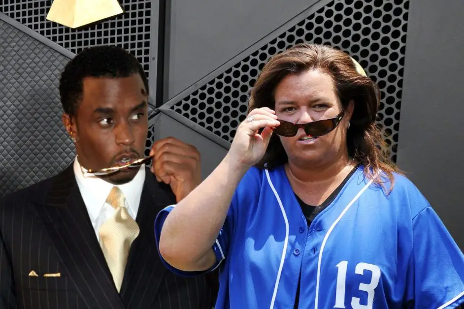 Diddy Mocked With Jail Joke By Rosie O’Donnell in Viral Grammys Clip