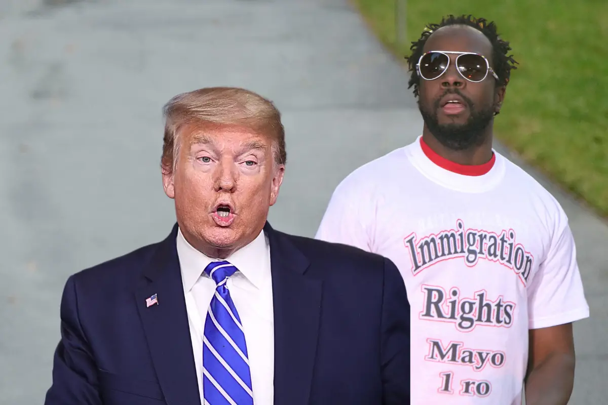 Donald Trump and Wyclef