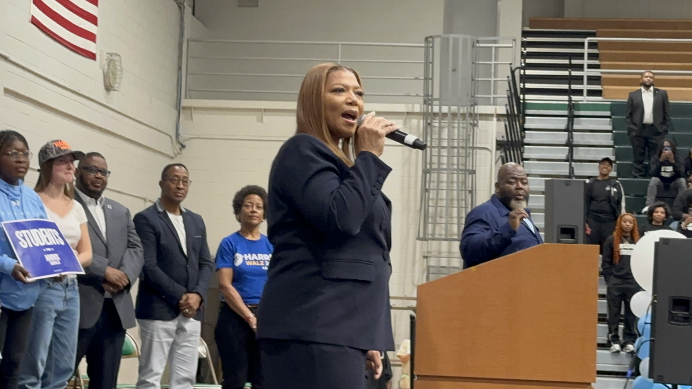 Queen Latifah at Essex County College - Photo By Chuck Jigsaw Creekmur