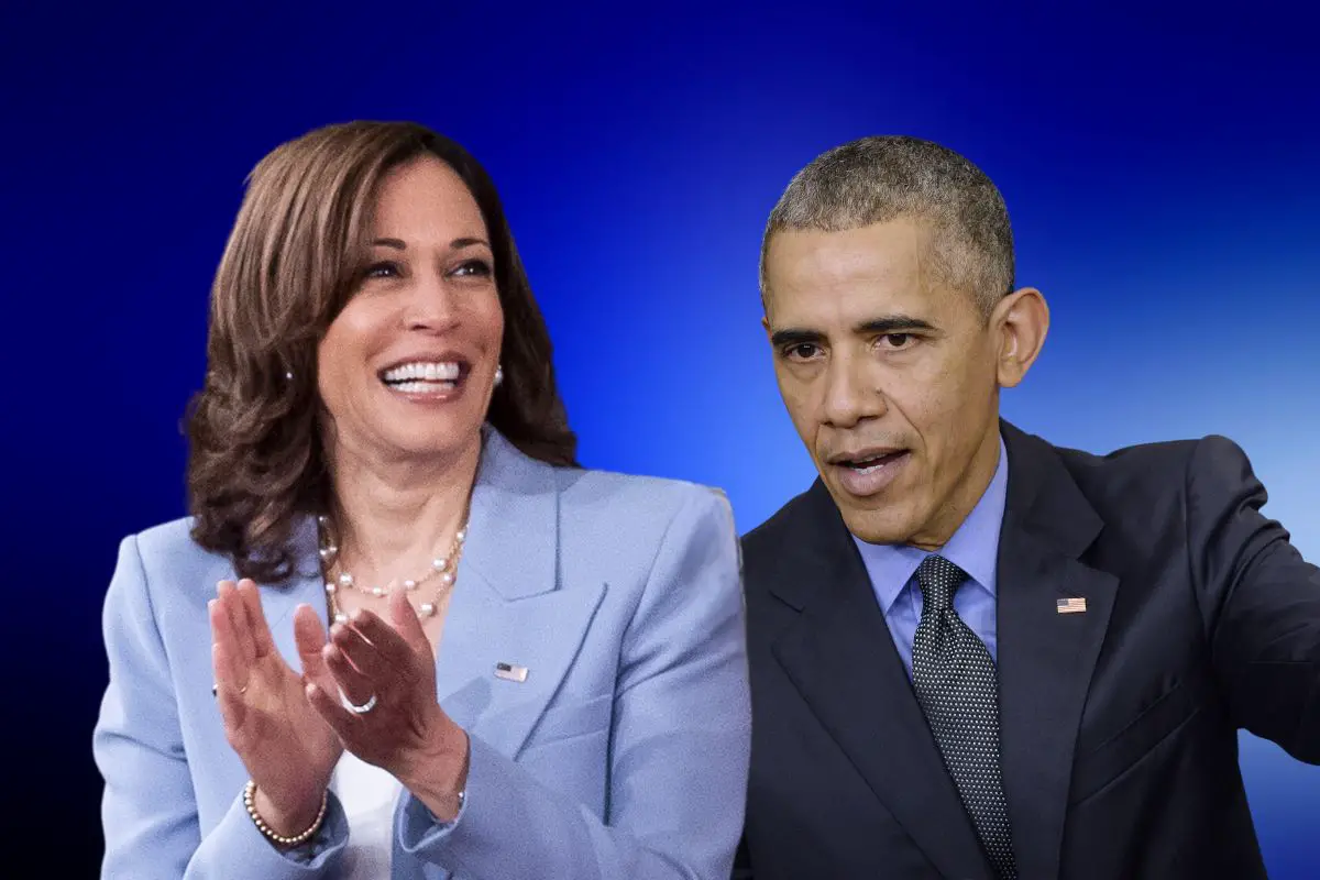 Kamala Harris and Barack Obama