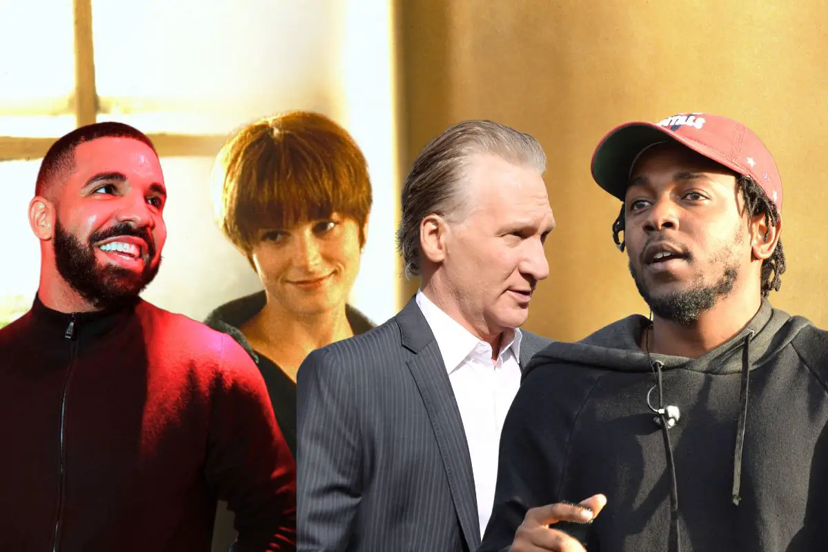 Drake, Bridget Fonda, Bill Maher and Kendrick Lamar (1)