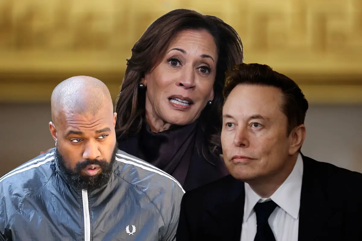 Kanye, Kamala Harris and Elon Musk