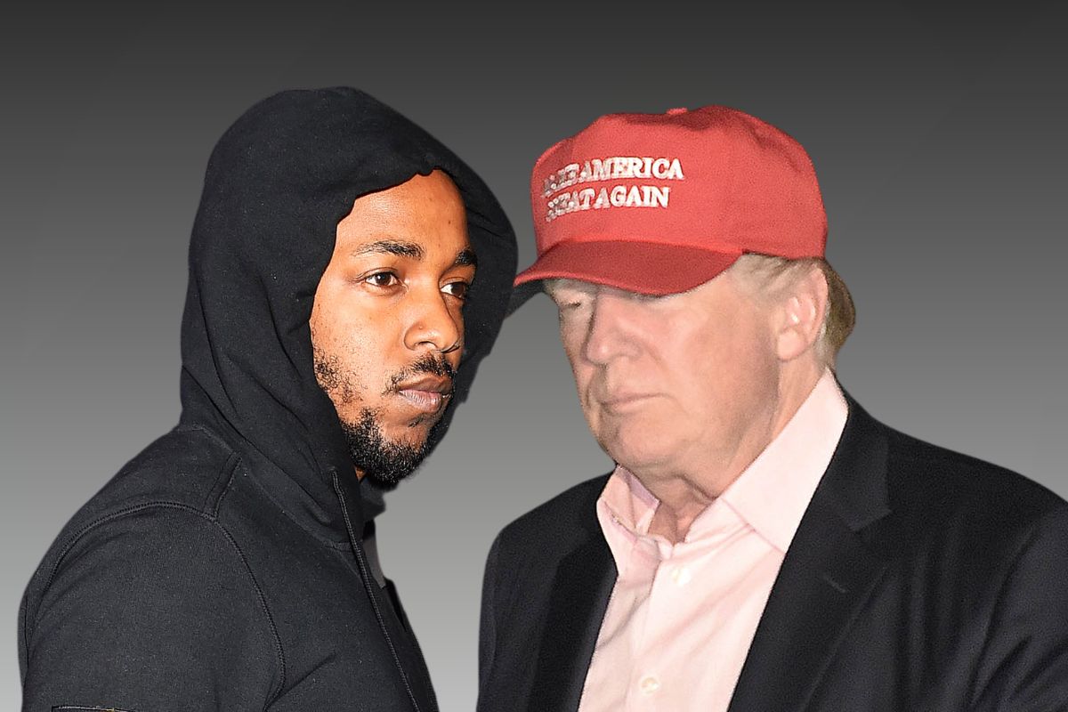 Kendrick Lamar and Donald Trump