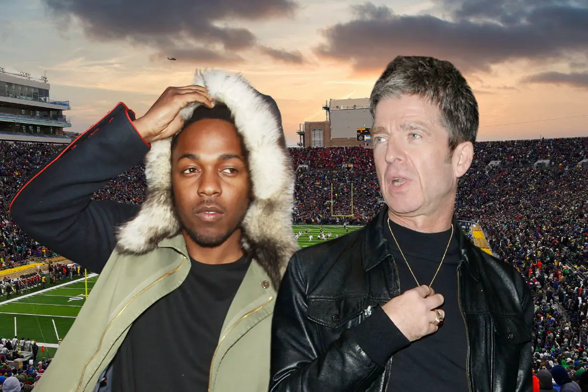 Kendrick Lamar and Noel Gallagher