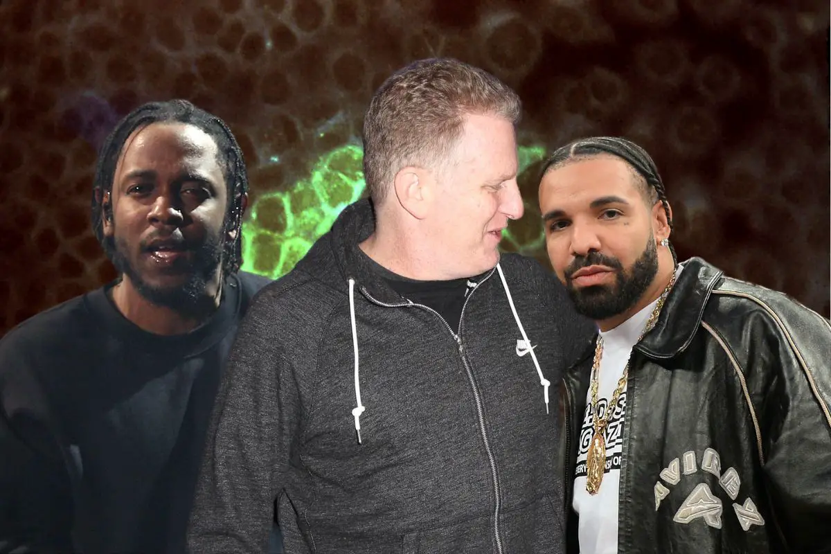 Kendrick Lamar, Michael Rapaport and Drake