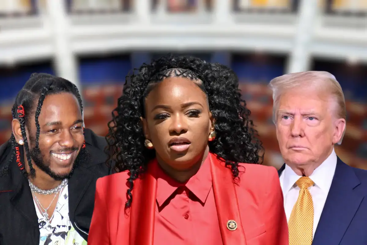 jasmine Crockett Donald Trump Kendrick Lamar