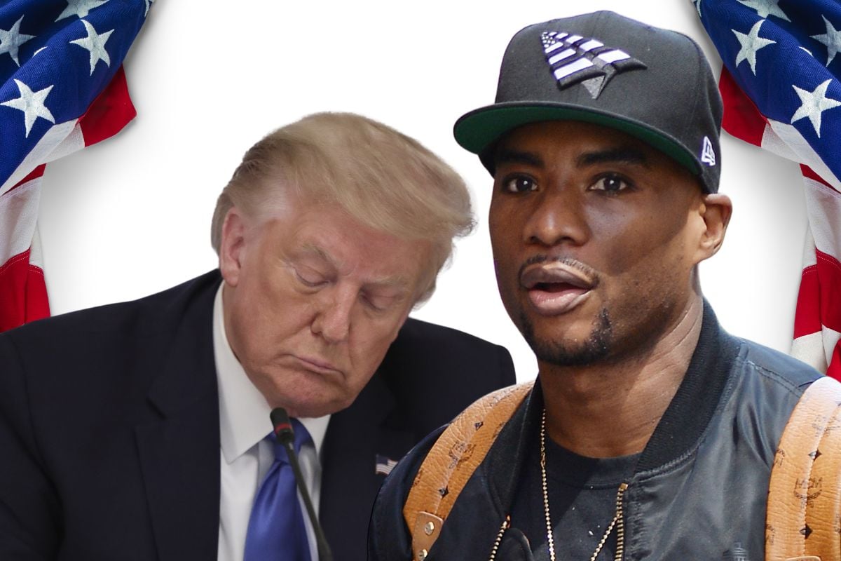 Donald Trump and Charlamagne Tha God