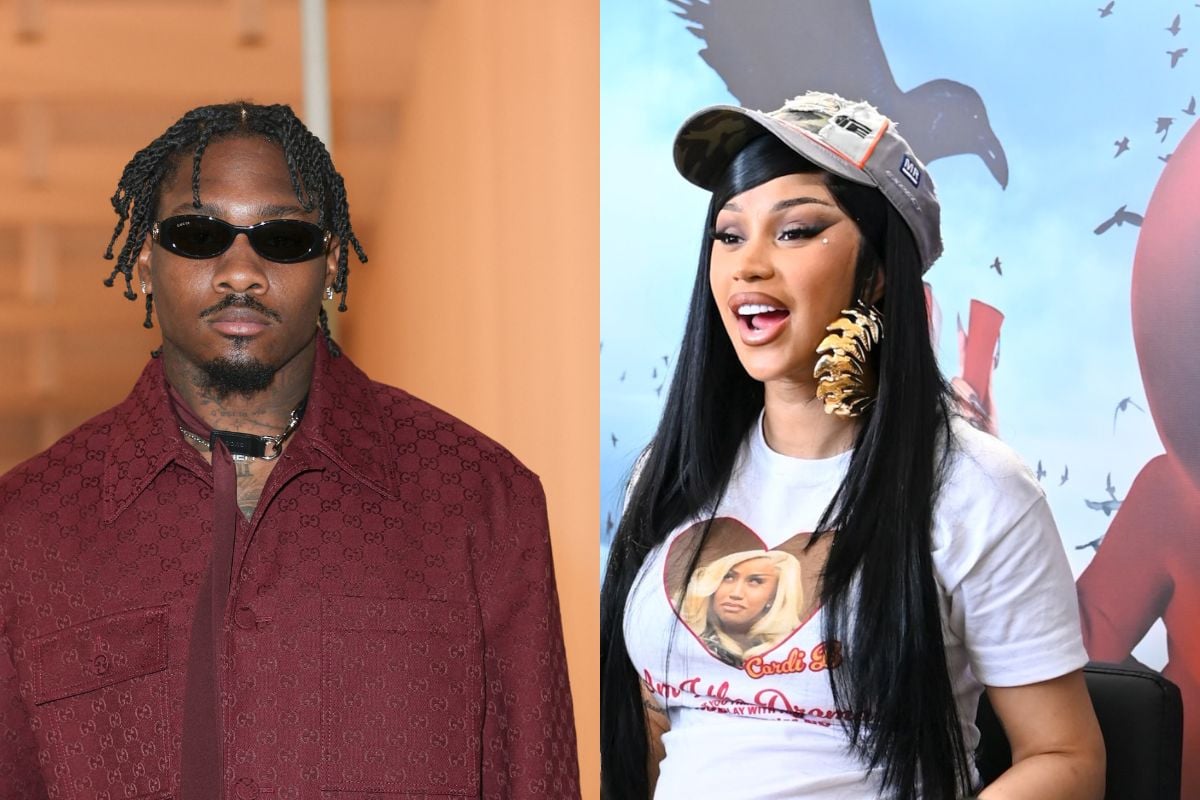 Stefon Diggs and Cardi B