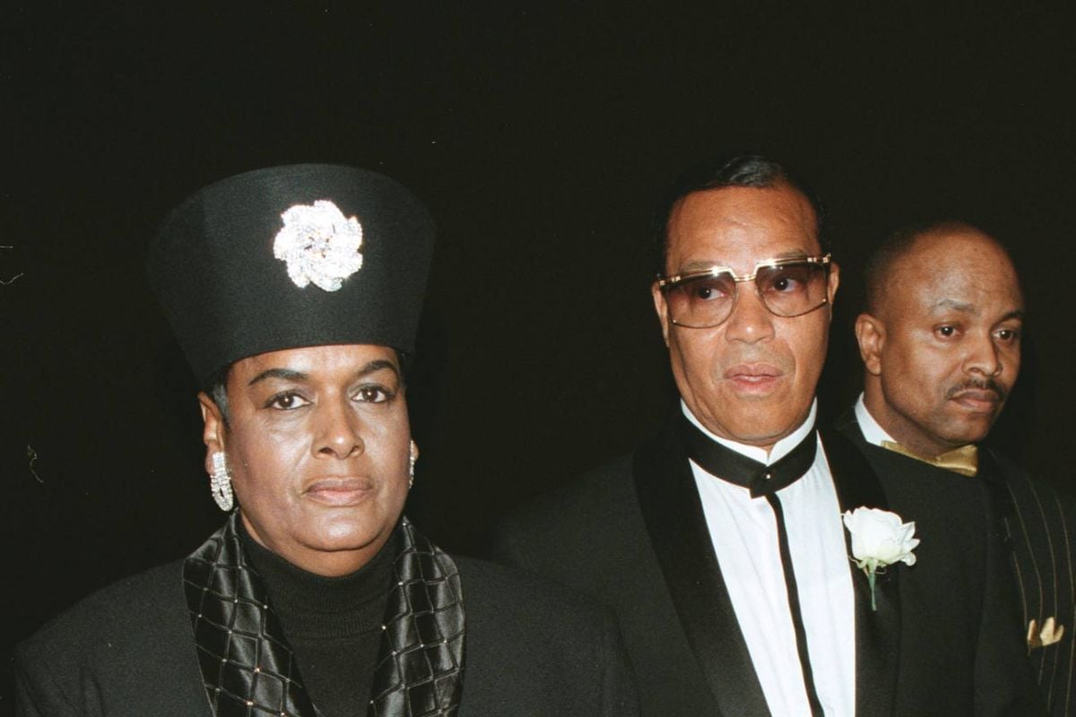 Louis Farrakhan and khadijah Farrakhan