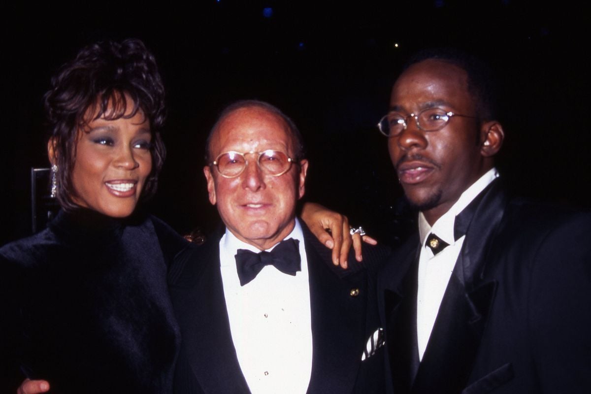 Whitney Houston, Clive Davis and Bobby Brown